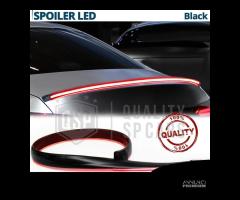 SPOILER LED Posteriore BMW Serie 6 7 Adesivo NERO