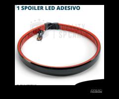 SPOILER LED Posteriore BMW Serie 6 7 Adesivo NERO