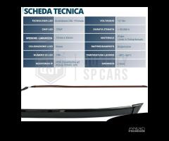 SPOILER LED Posteriore BMW Serie 6 7 Adesivo NERO