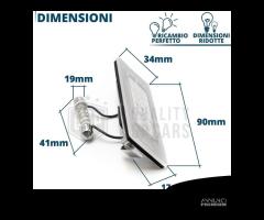 Placchette Luci TARGA LED PER Fiat PANDA 3 CROSS - 9