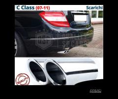 TERMINALI di Scarico per MERCEDES Classe C W204