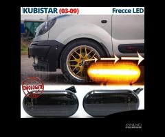 Frecce LED DINAMICHE per NISSAN KUBISTAR Nere