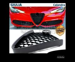 GRIGLIA Anteriore Alfa Romeo Giulia NERA LUCIDA