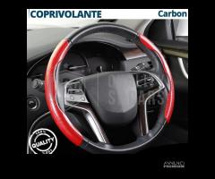 COPRIVOLANTE Auto Universale Sportivo Rosso