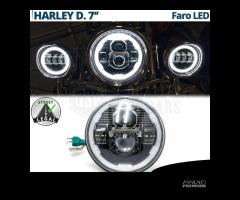 FARO LED Per Moto HARLEY DAVIDSON Angel OMOLOGATO