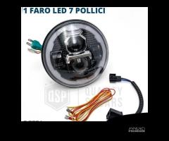 FARO LED Per Moto HARLEY DAVIDSON Angel OMOLOGATO