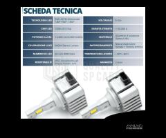 Lampadine LED D1S Conversione Xenon 6000K 12000LM