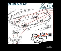 Baule Box Tetto 400LT con BARRE per BMW SERIE 3 5 - 7