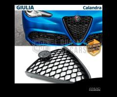 GRIGLIA Anteriore per Alfa Romeo Giulia CARBONIO