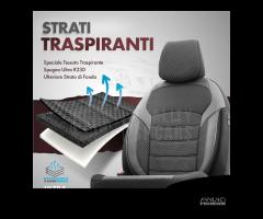 COPRISEDILI per FIAT CROMA Tessuto Pelle Completo