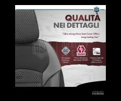 COPRISEDILI per FIAT CROMA Tessuto Pelle Completo - 9