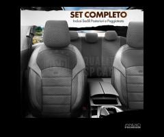 COPRISEDILI per FIAT CROMA Tessuto Pelle Completo - 12