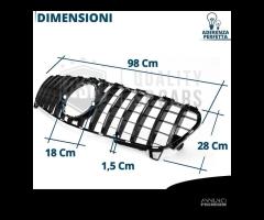 GRIGLIA PER Mercedes CLASSE A W176 Calandra Nera - 9