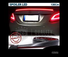 SPOILER LED Posteriore Universale CARBON 130cm