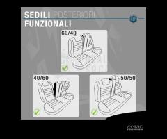 COPRISEDILI per Alfa Romeo 147 Pelle e Tessuto - 13