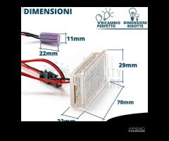 Luci Targa LED per CHEVROLET Camaro 5 Canbus 6500K - 11