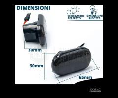 Frecce LED DINAMICHE per NISSAN PRIMASTAR 1 Nere - 8