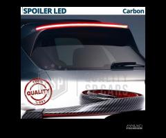 SPOILER LED Posteriore per SKODA Fibra di Carbonio