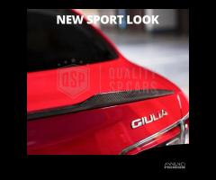 SPOILER Posteriore per Alfa GIULIA in ABS Carbonio