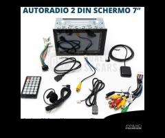 Autoradio 2 DIN con Schermo 7\" CARPLAY Android iOS