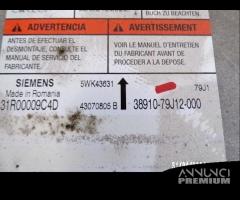 KIT AIRBAG PER FIAT SEDICI ANNO 2009