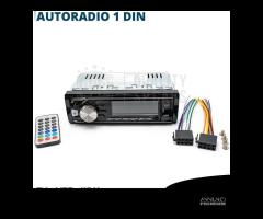 Autoradio Stereo 1 DIN BLUETOOTH Radio MP3 USB