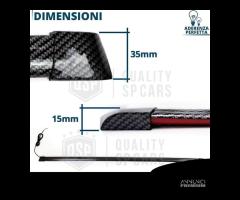 SPOILER LED Posteriore per SUBARU Carbon Look - 11