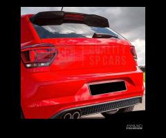 SPOILER per VW POLO 6 AW1 Alettone NERO Lucido - 8