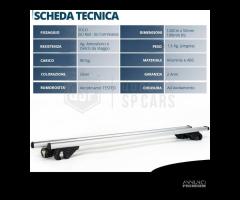 BOX Tetto + BARRE Portapacchi per JEEP CHEROKEE KL - 10