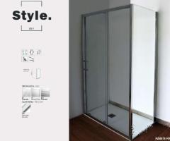 Box Doccia 68X70 STE F 70 Parete Fissa Style Ocean - 1