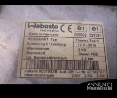 RISCALDATORE - WEBASTO TOUAREG 7L 2.5 TDI 2004