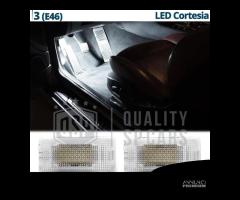 Luci LED Vano Piedi BMW Serie 3 E46 Luce Bianca