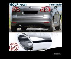 TERMINALE di Scarico per VW GOLF PLUS Cromato