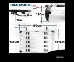 Bagagliera PORTAPACCHI per JEEP PATRIOT Cestello - 8