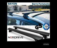 Barre da Tetto per Hyundai Bayon in Alluminio Nero