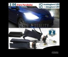 Kit Luci LED H4 per Fari MAZDA 2 DE CANbus 6500K