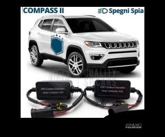 Spegni SPIA ERRORE Kit LED su COMPASS 2 Filtri H11