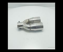 Terminale scarico doppia uscita 75mm 58mm tuning u - 8