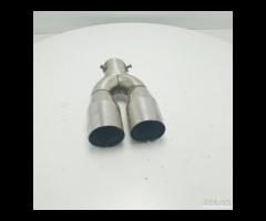 Terminale scarico doppia uscita 75mm 58mm tuning u - 11