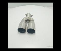 Terminale scarico doppia uscita 75mm 58mm tuning u - 12