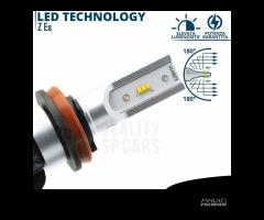 Kit LED H11 CANbus MAZDA 3 BL Luci Bianco Ghiaccio - 6