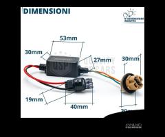 RESISTENZE T20 W21/5W Lampadine Led SPEGNI SPIA - 7