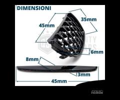 GRIGLIE per BMW Serie 3 E90 E91 Mascherine Diamond - 14