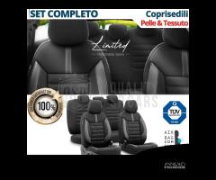 COPRISEDILI AUDI A1 Pelle e Tessuto Set Completo