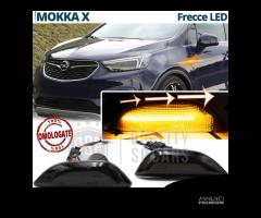 Frecce LED Dinamiche per OPEL MOKKA X Lente Nera