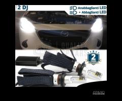 Kit Luci LED H4 per Fari MAZDA 2 DJ CANbus 6500K