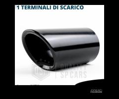 TERMINALE di Scarico VW PASSAT B6 Finalino Nero