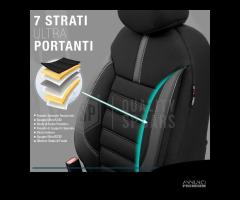 SET COPRISEDILI per DACIA LODGY Pelle e Tessuto - 9