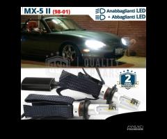 Kit Luci LED H4 per Fari MAZDA MX-5 2 98-01 CANbus