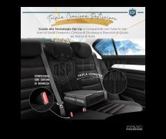 COPRISEDILI per Ford S-Max Scamosciato Pelle Rossa - 7